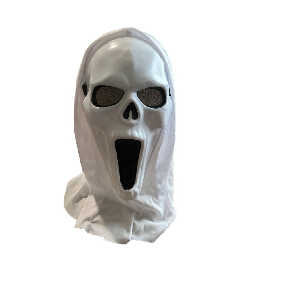 White over the head Scream mask